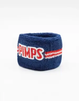 Banda Muñequera Pimps Deportiva Azul