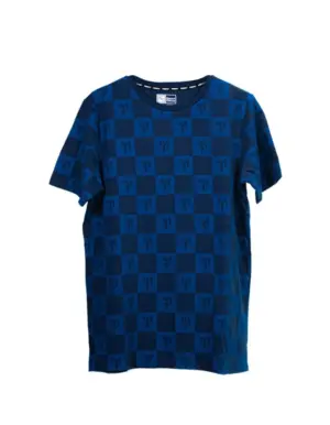Polera Pimps Niño Heráldica Azul