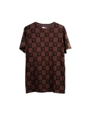 Polera Pimps Infantil Heráldica Café