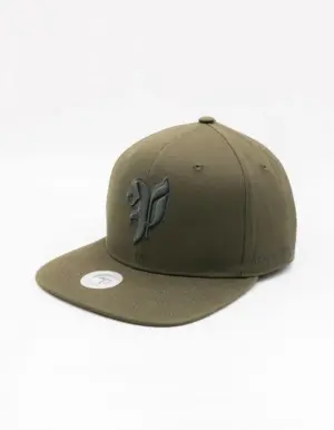 Gorra Snapback Pimps Heráldica Verde Oliva