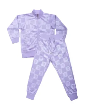 Buzo Juvenil Multilogo Plush Lila