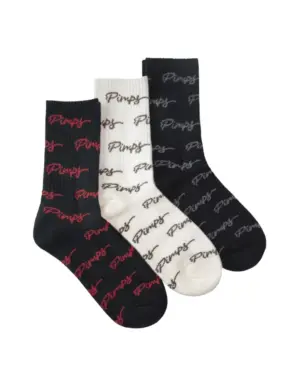 Pack 3 Pares De Calcetines Pimps Multilogo Tricolor 34/39