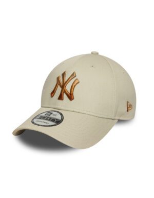Gorra Dad Hat New Era 9 Forty Infill New York Yankees Beige