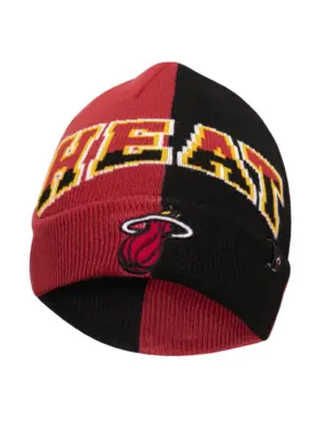 Beanie NBA Gorro De Lana Miami Heat Bicolor