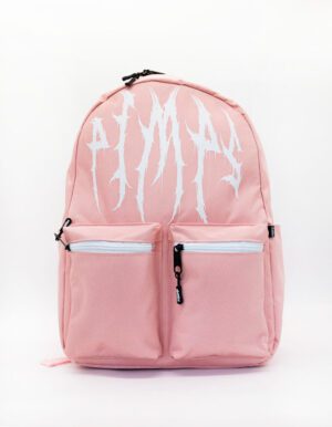 Mochila Pimps Distortion Rosado Blanco
