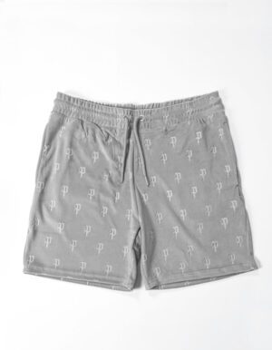 Short Pimps Adulto Heráldica Plush Gris
