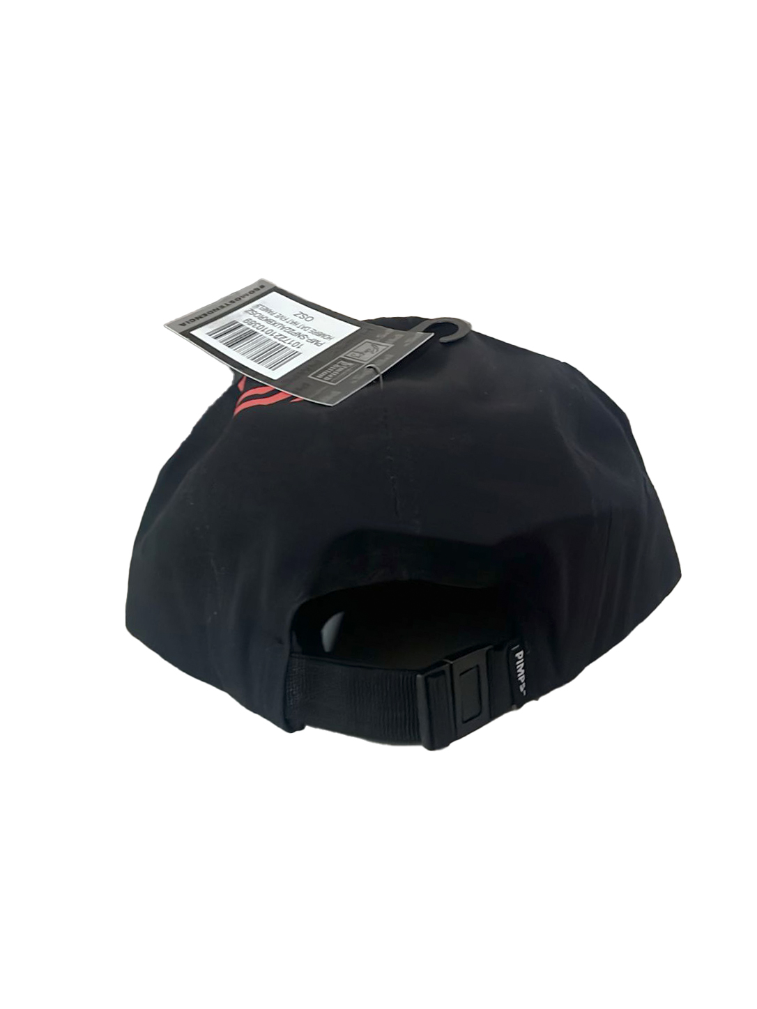 Gorro Five Panel Negro Rojo - Imagen 2