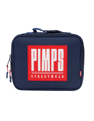 Lonchera Pimps Basic Azul Rojo