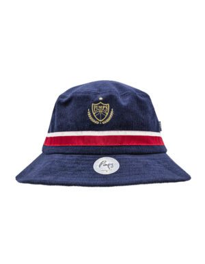 Bucket Hat Pimps Cotelé Scudetto Azul