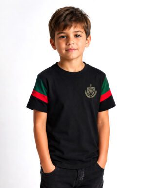 Polera Infantil Scudetto Negra